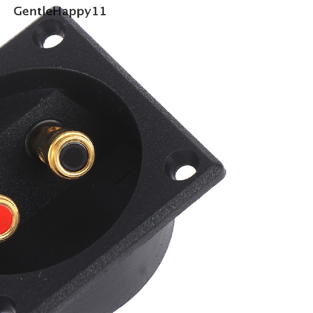 Gentlehappy 1Pc 50mm Round Cup Subwoofer Plug Kotak Speaker Stereo Mobil Terminal Konektor id