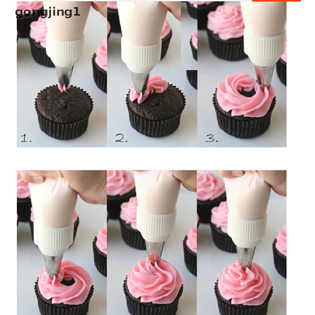 Ggg 6Pcs New Icing Piping Nozzle Kue Decorag Sugarcraft Pastry Tips Alat Set ID