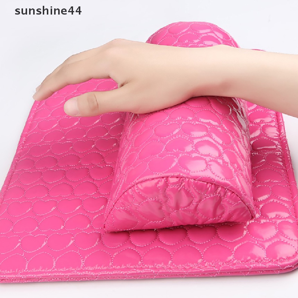 Sunshine Soft Hand Rest Untuk Nail Arm Stand Manicure Palm Rest Alat Holder Spons ID