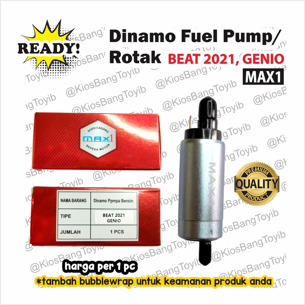 Rotak Rotax Dinamo Fuel Pump Honda GENIO BEAT 2021 (MAX1)