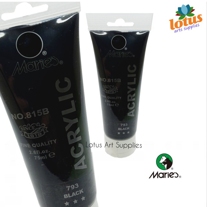 

Maries Acrylic Paint 75ml - Black