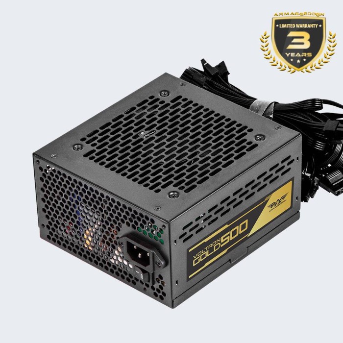 Power Supply Armaggeddon Voltron Gold 500 PSU 80+ Gold Certified