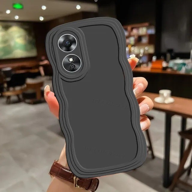 Softcase WAVE SHAPE Warna Vivo Y16/Y22/Y22S/Y35/Y51/Y51A/Y91/Y93/Y95/Y91C/Y1S/Y75/T1/T1 Pro Case TPU Gelombang Colorful