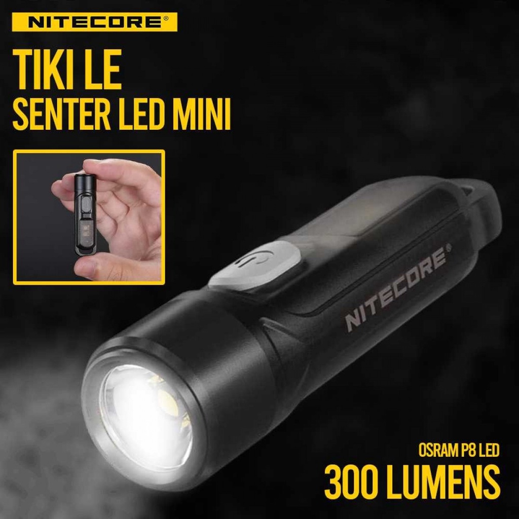 Lampu Senter LED P8 Mini Darurat Outdoor Rechargeable 300 lumens 30Mah