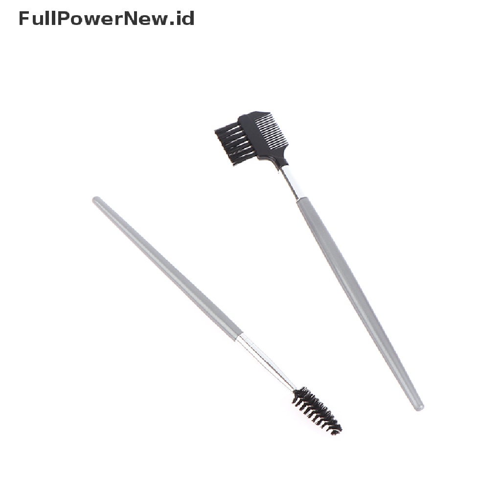 Power 2Pcs Sikat Sisir Bulu Mata Lash Alis Makeup Eyelash Extension Tools ID
