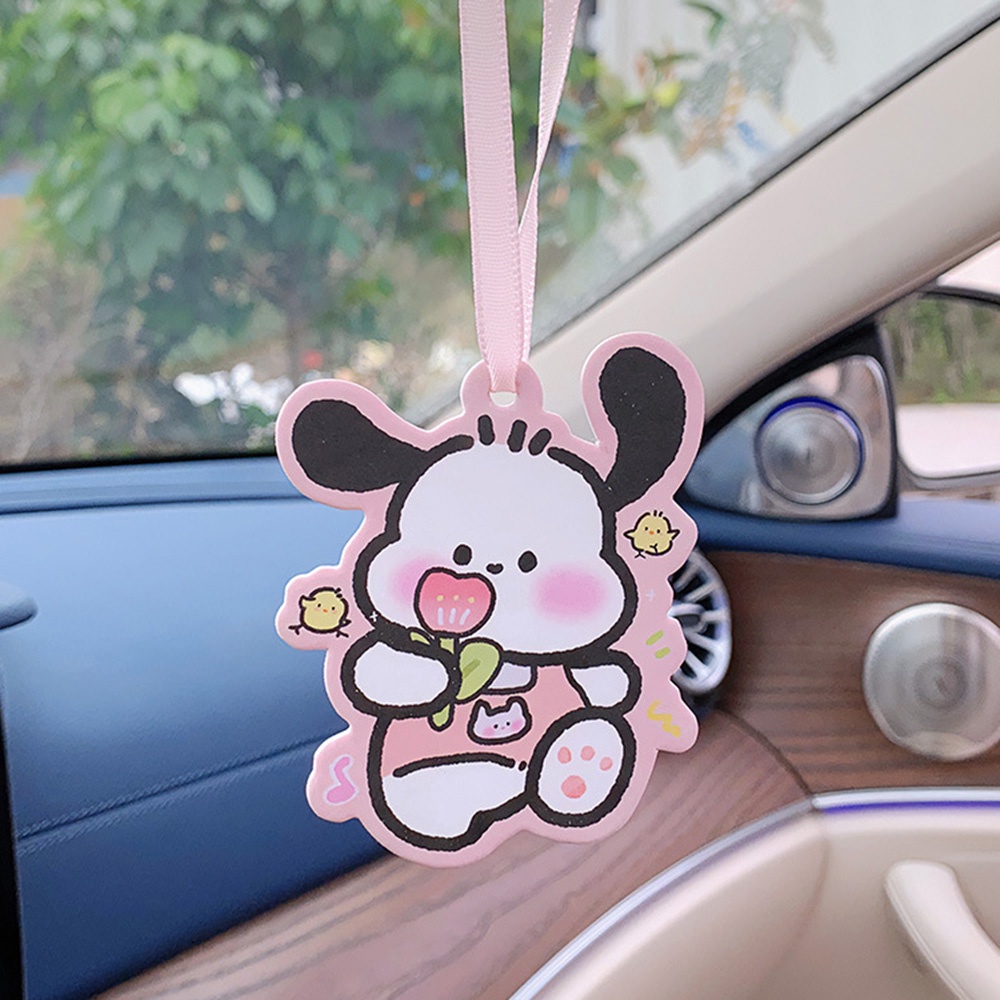 5pc Pacha Pengharum Ruangan Mobil Anjing Kartun Car Fragrance Tablet Hiasan Gantung Interior Mobil