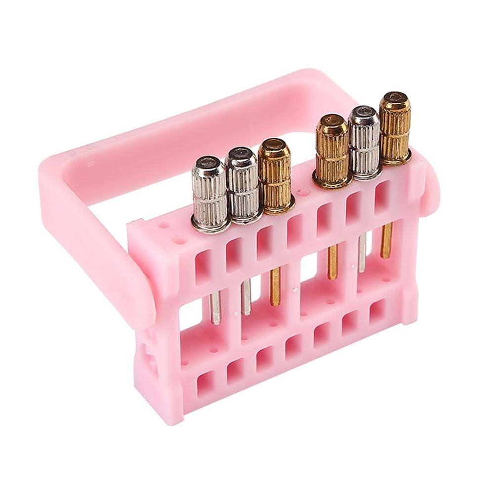 Needway Kepala Gerinda Tempat Penyimpanan Wanita Salon Kuku Organizer Box Aksesoris Manicure Grinding Head Bit Holder Rak Display Kuku Nail Polishing Head Stand