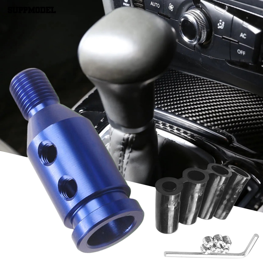 Suppmodel 1set Adaptor Stik Shifter Gigi Tahan Aus M12x1.25 Shifter Knob Adapter Pengerjaan Indah Untuk Shifter Non-Ulir