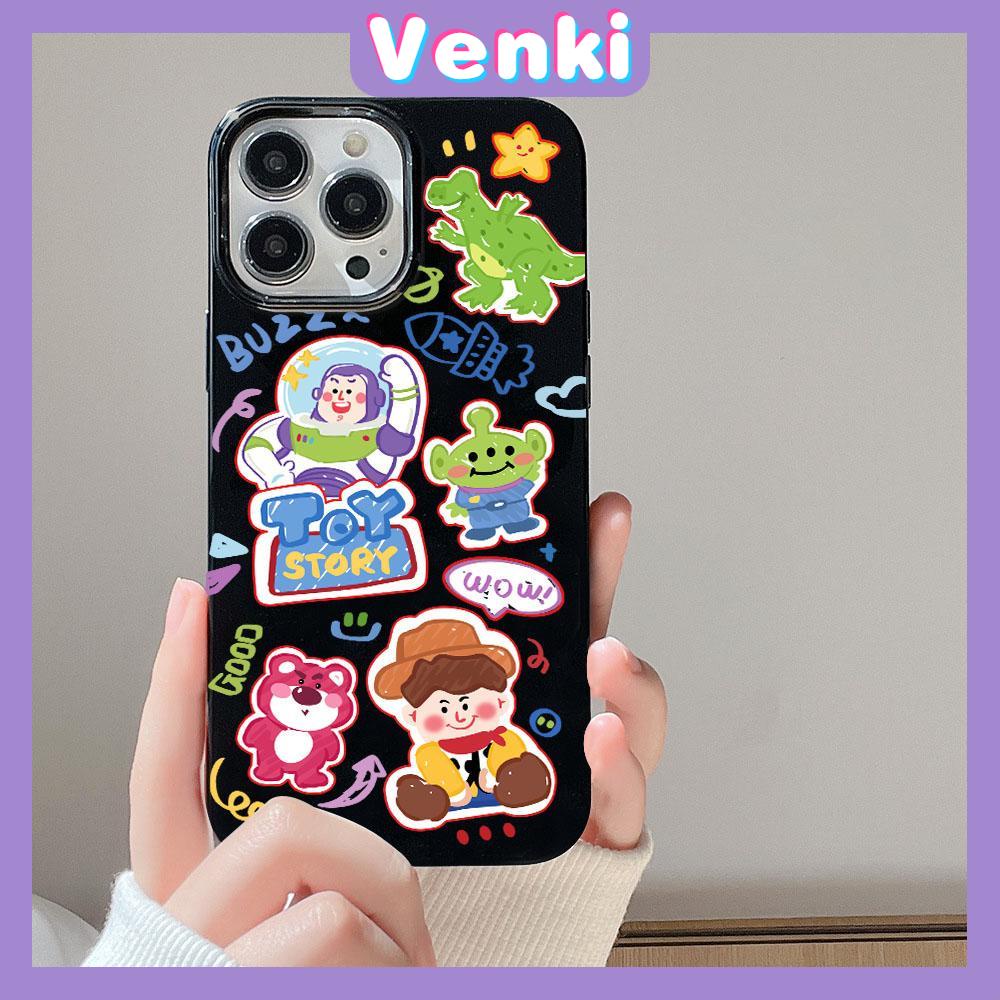 Case for iPhone 11 Soft TPU Glossy Black Candy Case Cute Cartoon Toys Camera Protection Shockproof For iPhone 14 13 12 11 Pro Max 7 8 Plus X XR