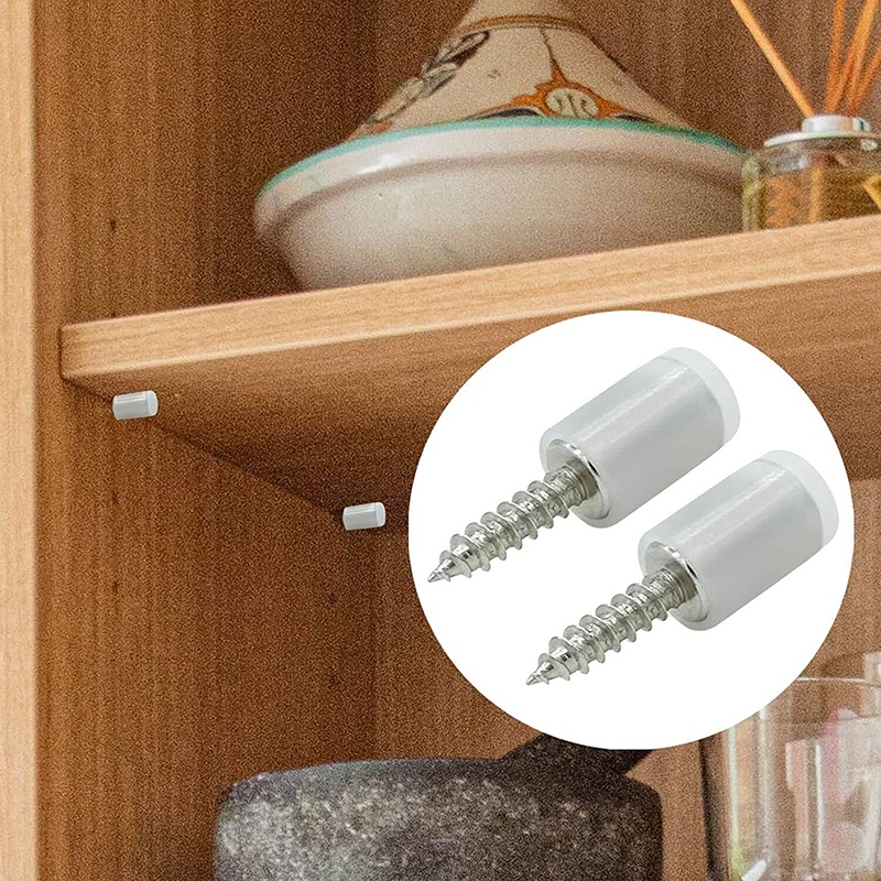 1set Sekrup Besi Cross Self-tapping Dengan Lengan Karet/Lemari Homemade Kabinet Laminasi Penyangga Paku