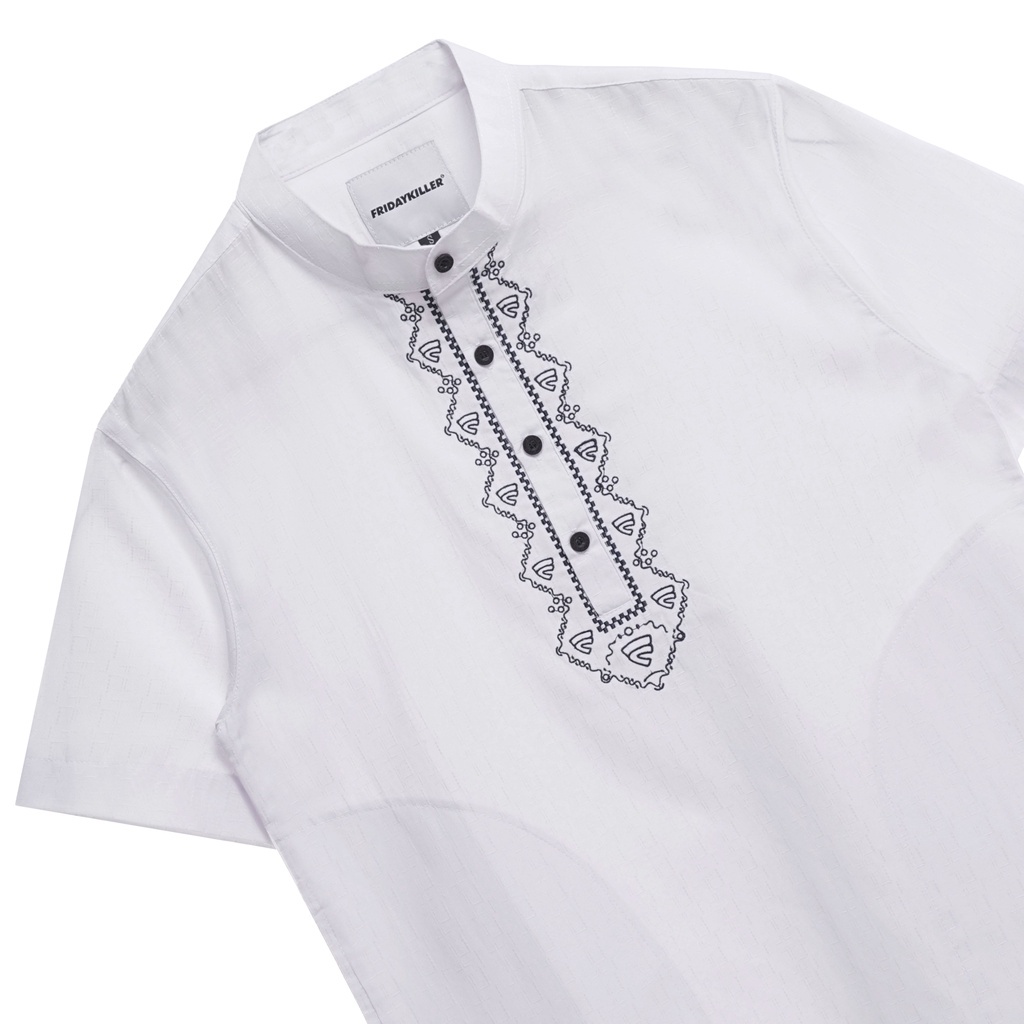 KEMEJA KOKO FRIDAY KILLER JUMBO SIZE | GRAIL WHITE SS