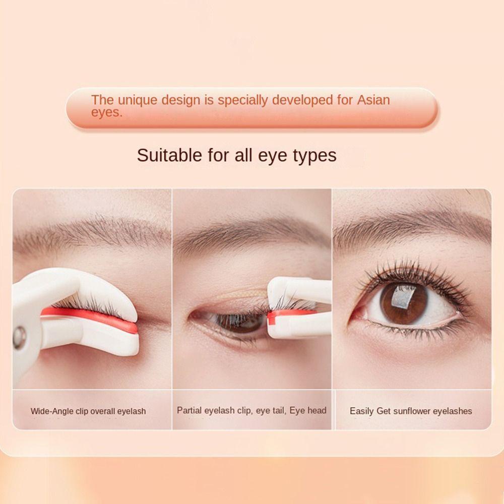 Penjepit Bulu Mata Parsial Agustina Profesional Tanpa Penarik Wanita Kecantikan Alat Bantu Makeup Bulu Mata Pinset Eyelash Curling Clip