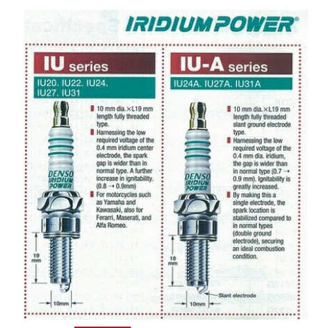 BUSI DENSO IRIDIUM POWER IU24 5362 ALL SPACY HELM IN BEAT KVY CS1 CITY SPORT THUNDER EN125 SATRIA FU NMAX PCX 150 JUPITER MX BYSON ALL VIXION SCOOPY SONIC 125 NINJA REVO PULSAR ORI ORIGINAL DENSO ASLI