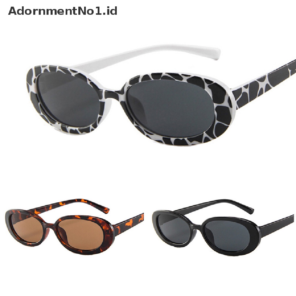 [AdornmentNo1] Kacamata Wanita Ladies Retro Frame Oval Vintage Shades Glasses Fashion New [ID]