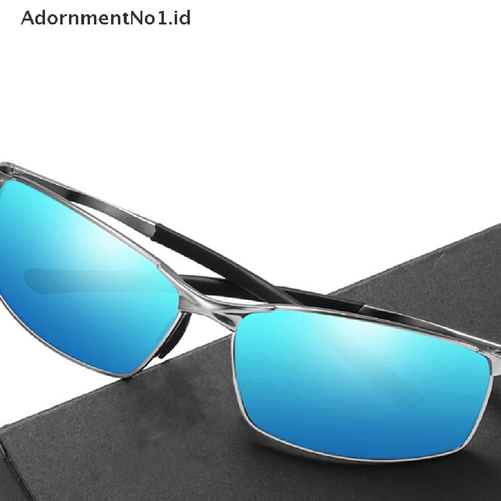 [AdornmentNo1] Kacamata Hitam Polarized Pria Mengemudi Cermin Warna Night Vision Goggles Eyeglasses [ID]