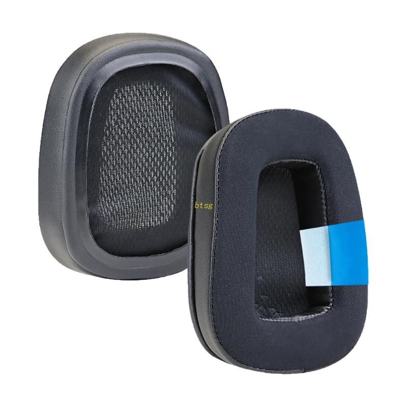 Btsg Bantalan Telinga Memory Foam Lembut Untuk G633 G933 G635 G633S G933S Headphone Ear Cushion Earphone Earpads Sleeves Pengganti