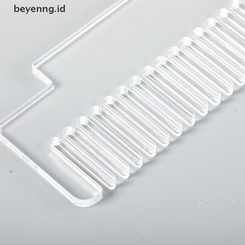 Beyen 1PC Stand Display Holder Bahan Akrilik Transparan Untuk Gantung Hair Extensions ID