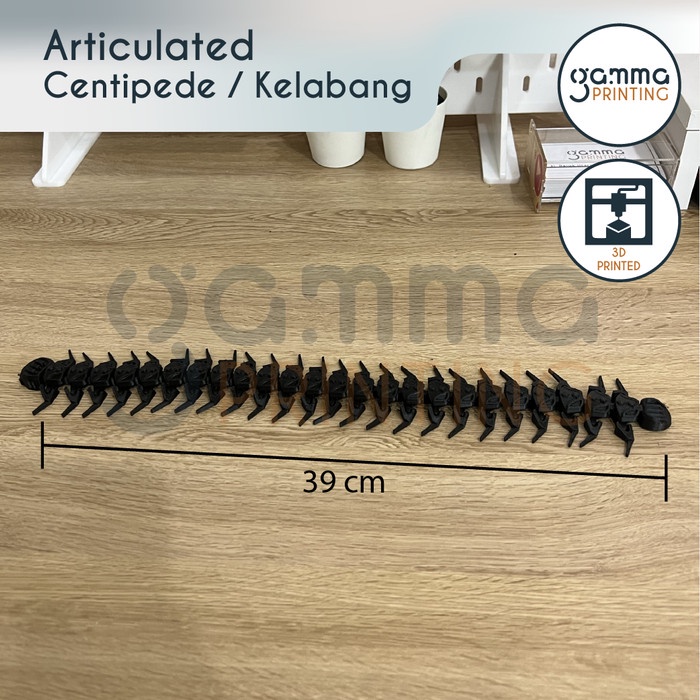 Artikulasi Kelabang / Articulated Centipede Toy Mainan Anak Fleksibel