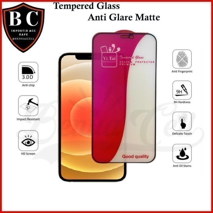 TEMPERED GLASS ANTI BLUE MATTE SAMSUNG A73 A72 A71 A53 A52 A52S A51