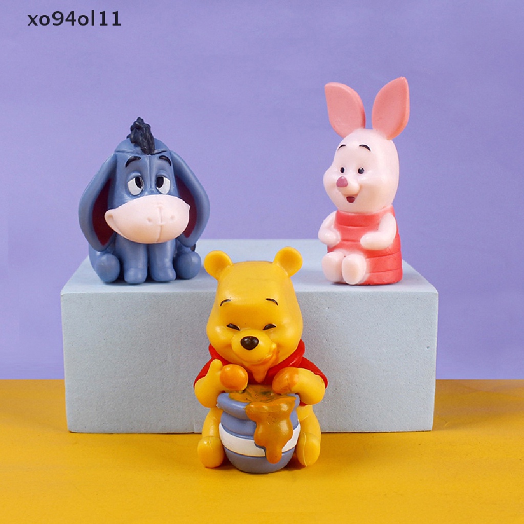 Xo 10Pcs Gambar Anime Disney Winnie The Pooh Tigger Piglet Dekorasi Kue Ulang Tahun OL
