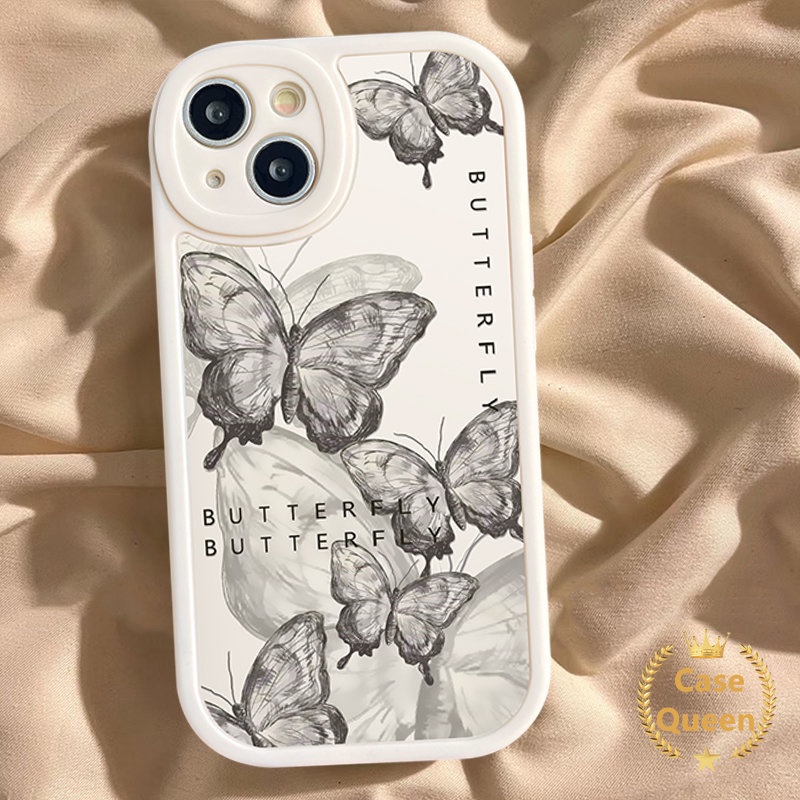 Simple Fashion Fantasy Butterfly Phone Casing Infinix Hot 11s 10s 11 9 10 10T Play Note 8 Infinix Smart 6 5 Hot 10 Lite Soft Cover