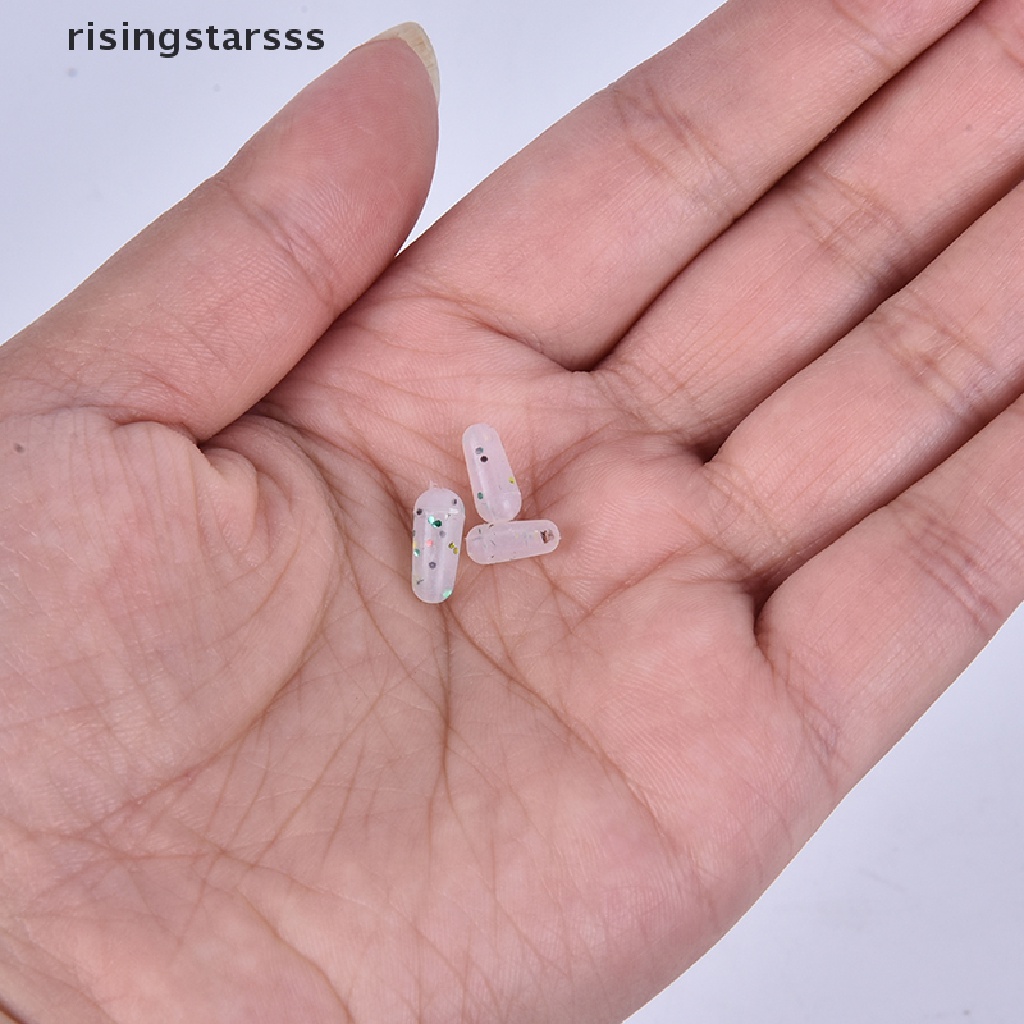 Rsid Span-new 20PCS Soft Beans Space Rig Mancing Float Bean Stopper Carp Fishing Buffer Beads Jelly