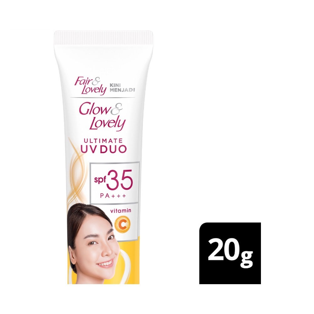 Fair Lovely Ultimate UV Duo Krim Vit C SPF 35 PA+++ Serum Sunscreen 20g