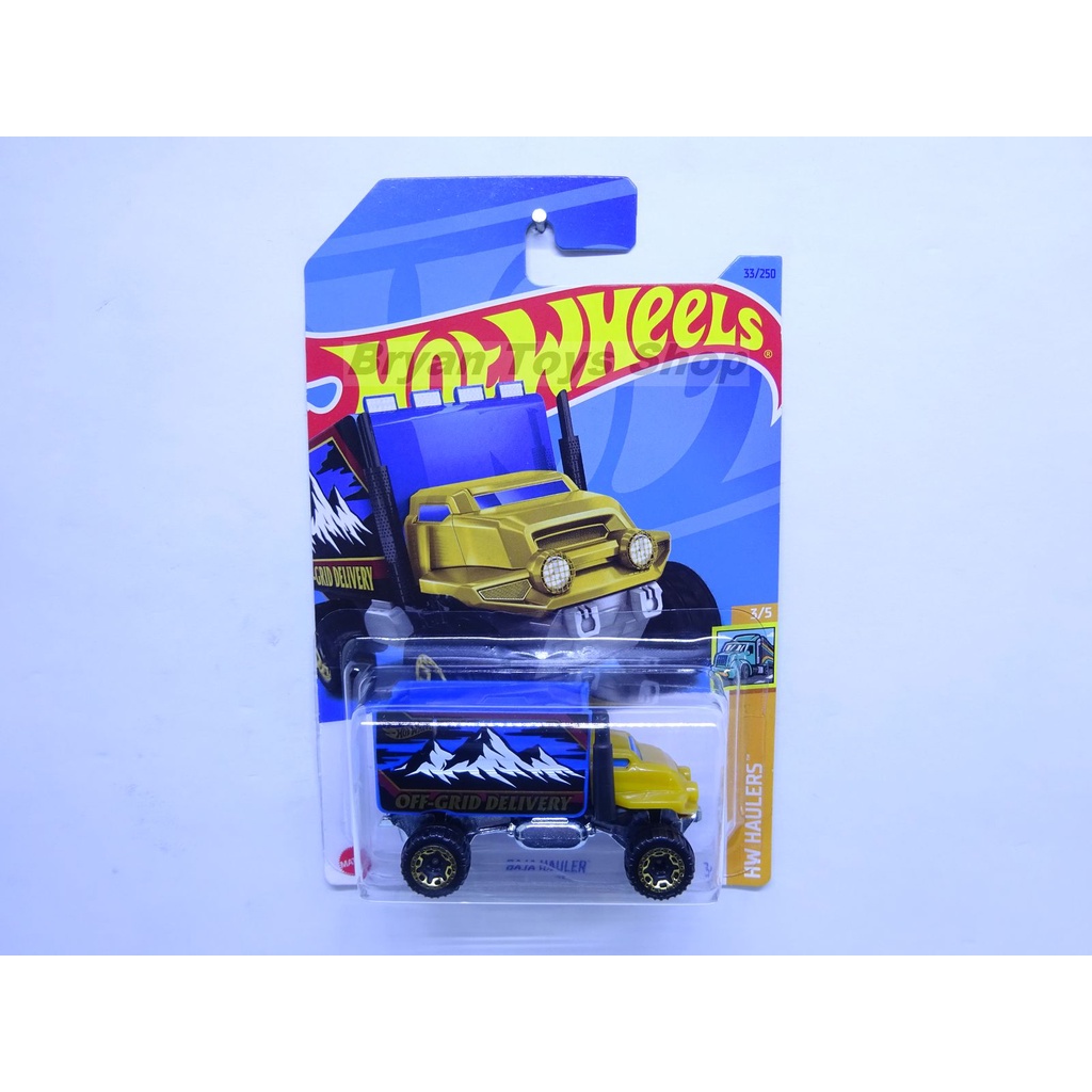 Hot Wheels Baja Hauler  Kuning Biru