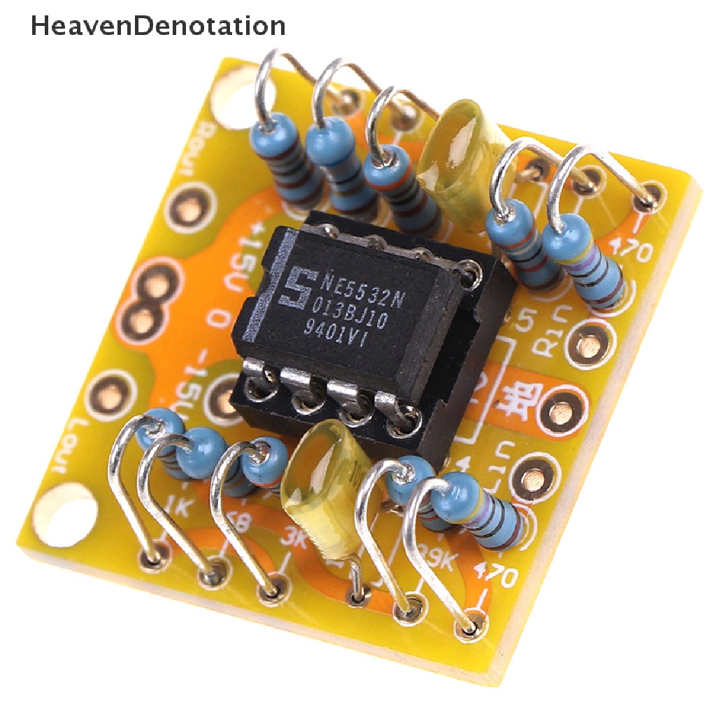 [HeavenDenotation] Dual OP Amp Board Preamp DC Amplifikasi PCB Untuk NE5532 OPA2134 OPA2604 AD826 HDV