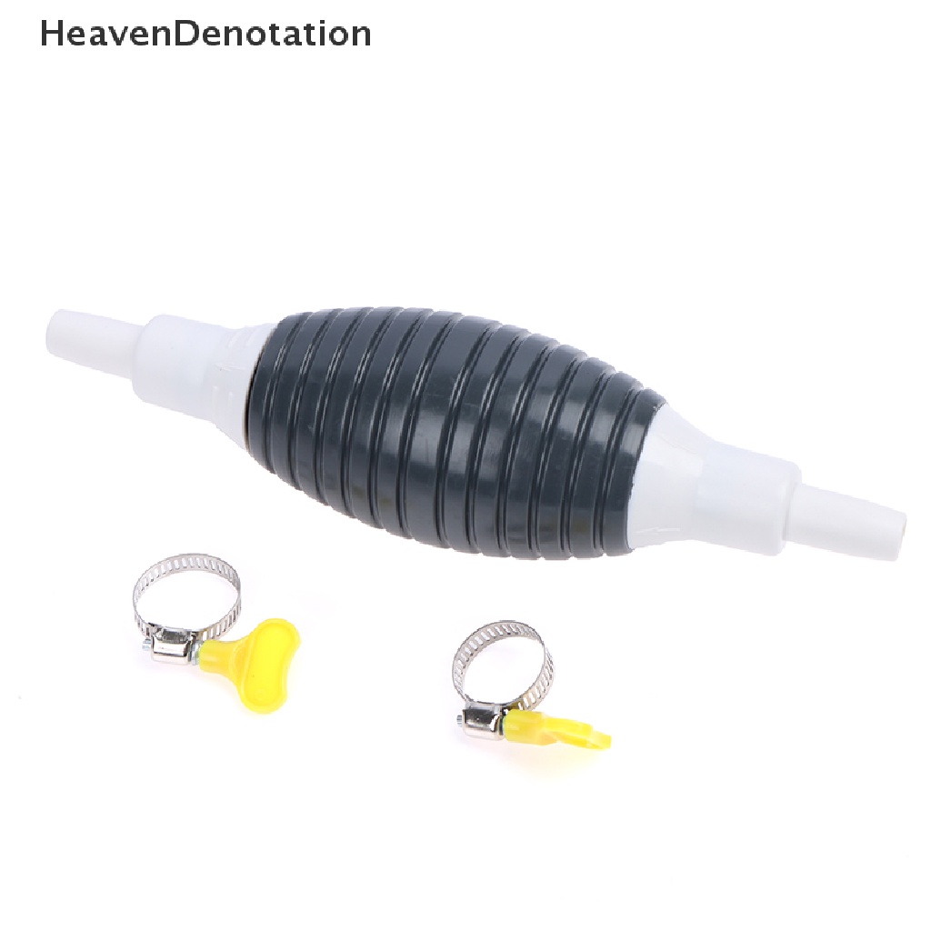 [HeavenDenotation] Universal Untuk Pompa Bahan Bakar Motor Mobil Pendorong Tangan Pipa Hisap Cairan Transf HDV