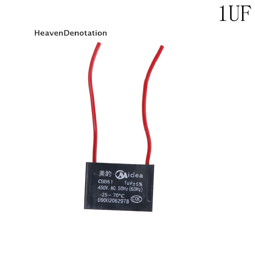 [HeavenDenotation] Cbb61 450V 1-10uF Kipas Angin Plafon Motor Running Starg Kapasitor HDV