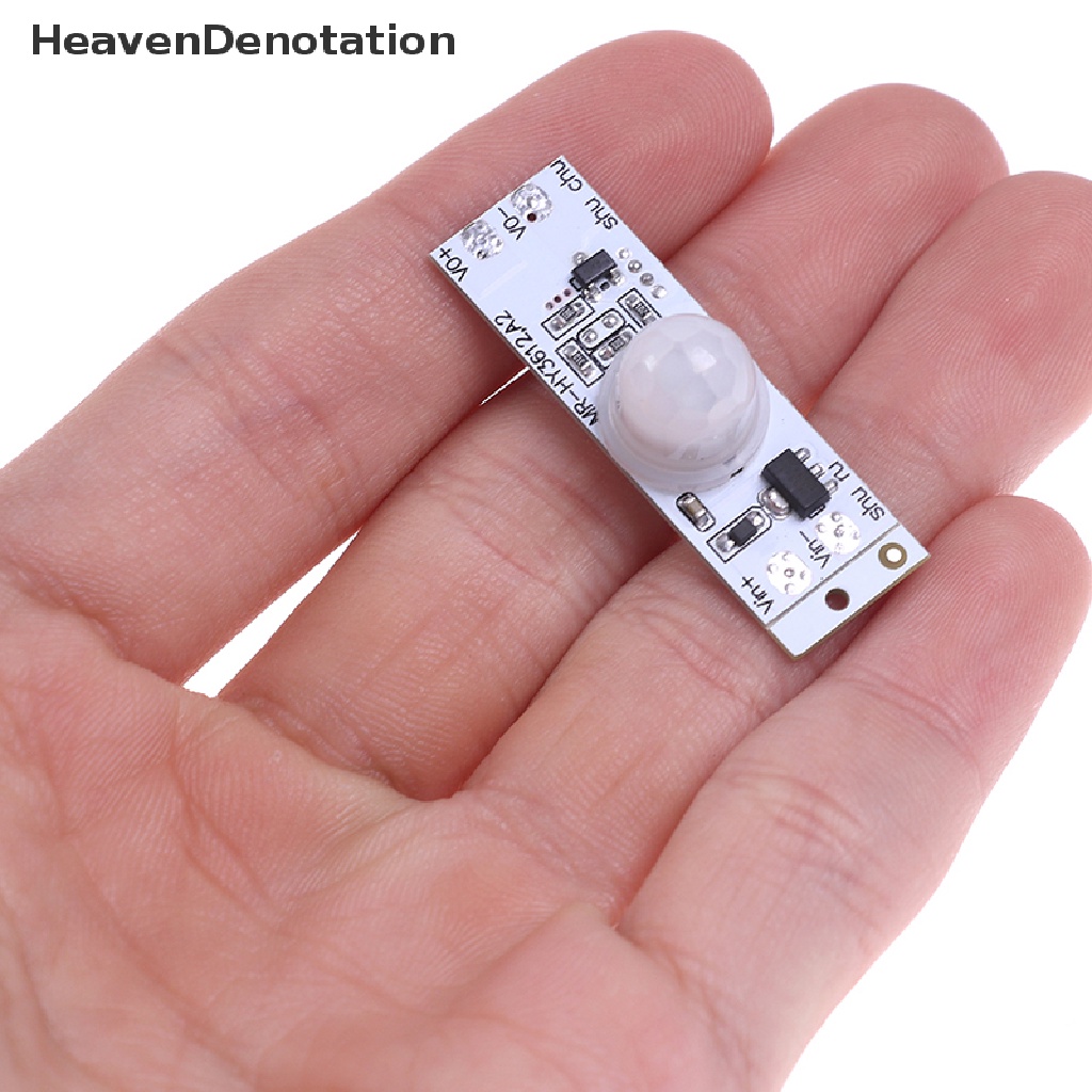 [HeavenDenotation] Dc 12V 24V Modul Saklar Detektor Sensor Gerak PIR Plafon 3A Untuk Lampu LED HDV