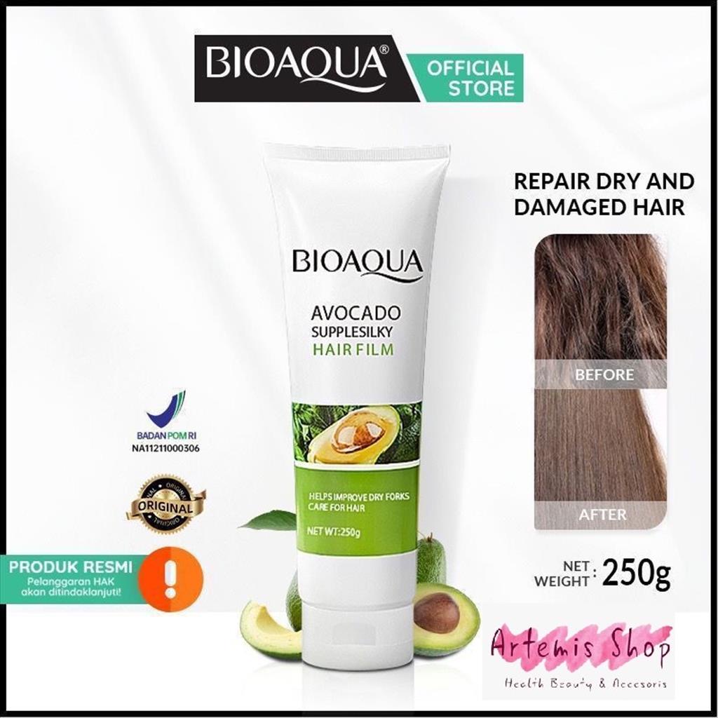 BIOAQUA Avocado Supple Silky Hair Film 250ml / Masker Rambut BPOM