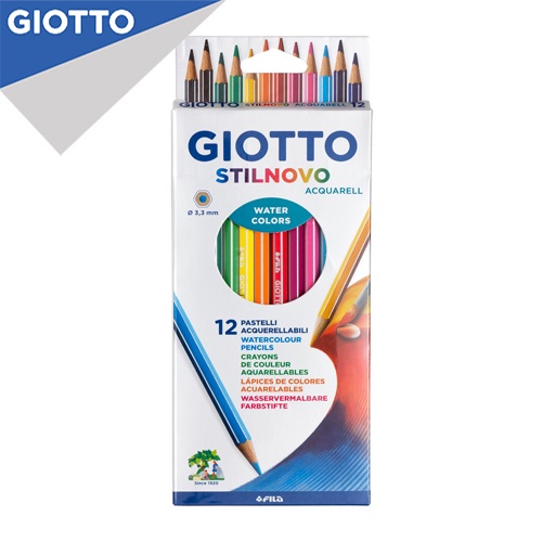 

Giotto Stilnovo Pensil Warna Watercolor 12 Warna Acquarell