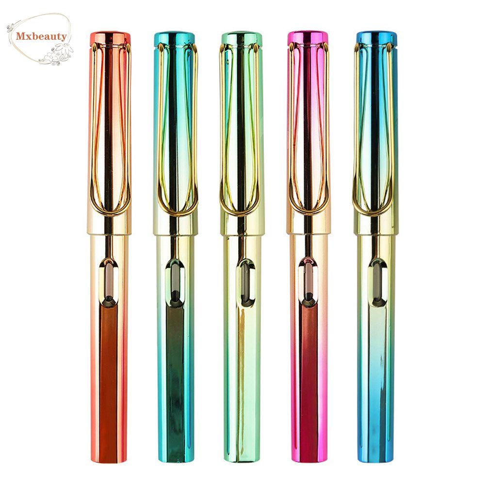 Mxbeauty Fountain Pen ink Pen Perlengkapan Kantor Replaceable ink sac Perlengkapan Sekolah Alat Tulis Siswa Pena Bisnis