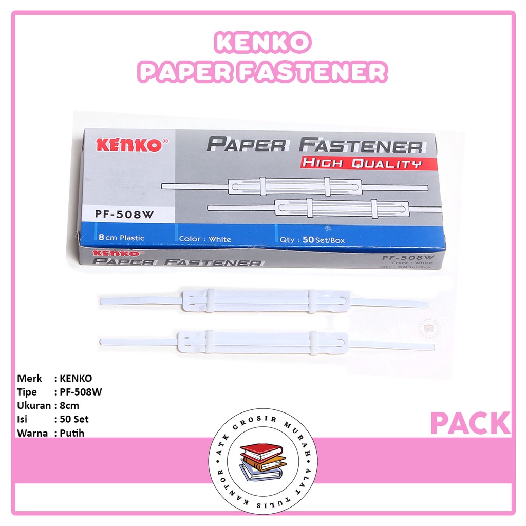 

KENKO - Fastener PF-508 White - Pack