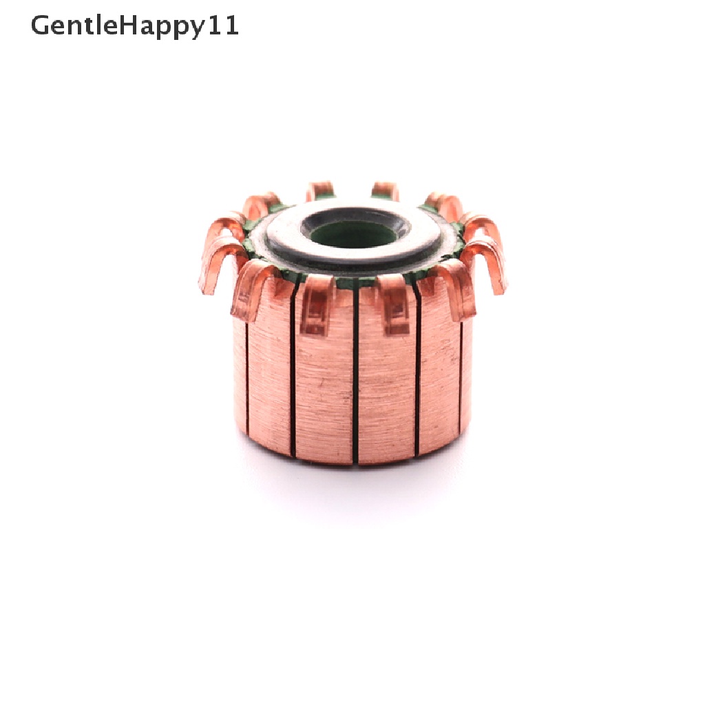 Gentlehappy8 *23 * 19.5mm 12P Gigi Kait Tembaga Tipe Komutator Motor Listrik CHY-1518-12 id