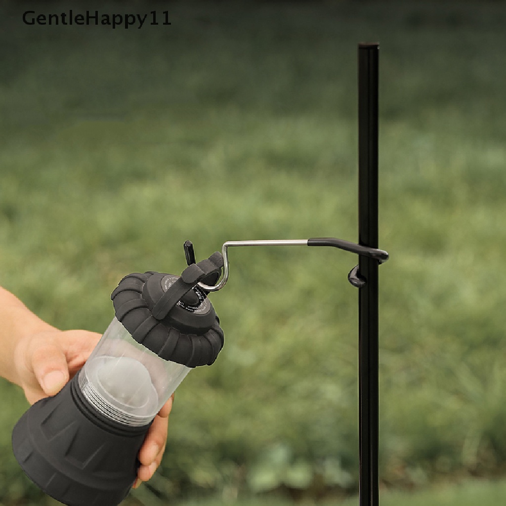 Gentlehappy Metal Pole Hooks Universal Camping Outdoor Piknik Lampion Penerangan Gantung id