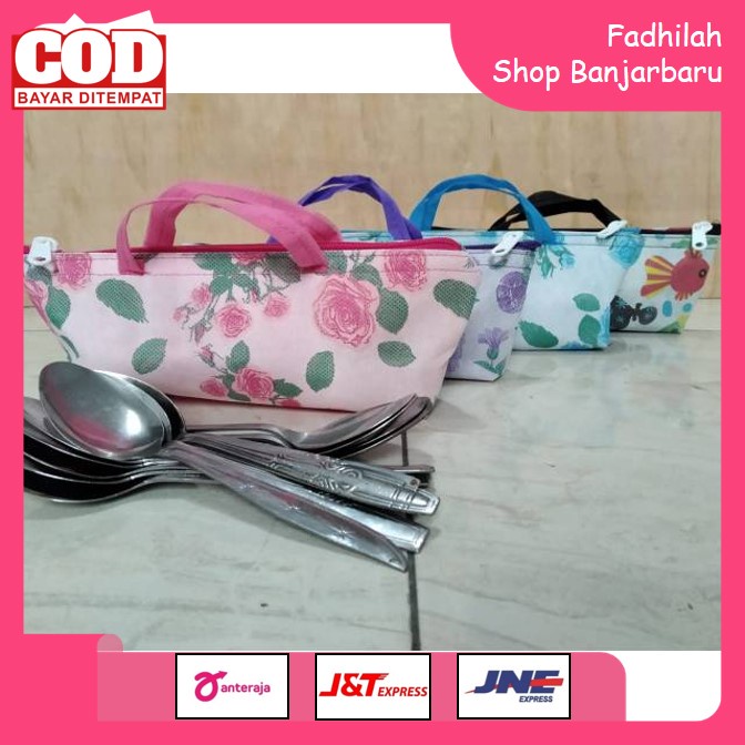 TAS SENDOK / TEMPAT SENDOK / POUCH SENDOK TERMURAH | FADHILAH SHOP BJB