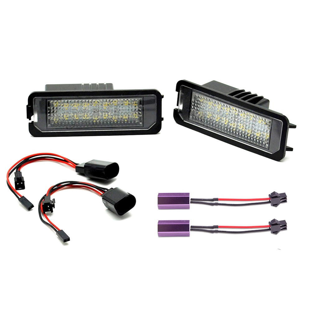 2 Pcs Untuk Bentley Continental Mulsanne Azure Brooklands Kecerahan Tinggi Putih LED Plat Lampu Nomer Plat Lampu