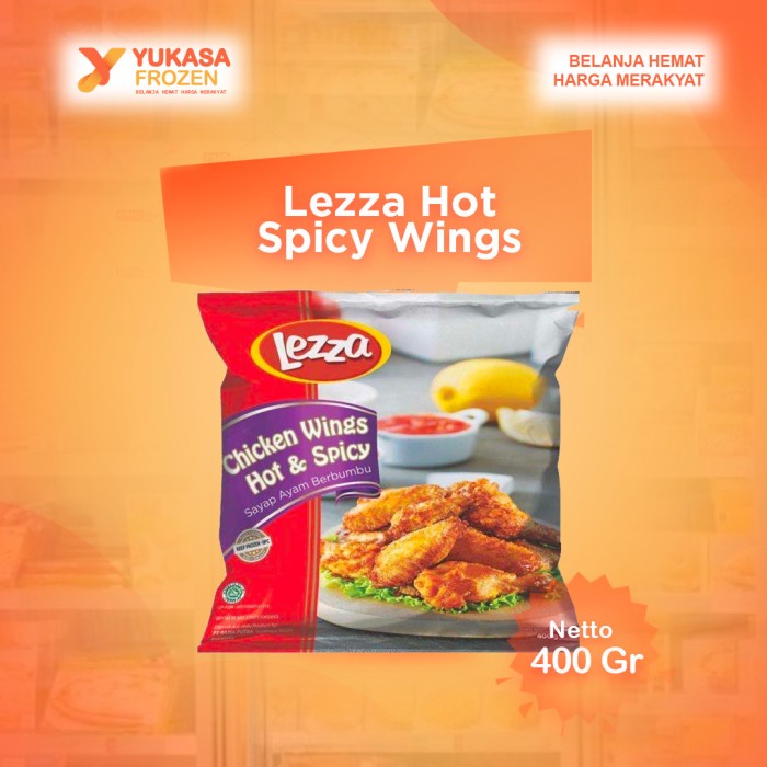 

Lezza Chicken Wings Hot & Spicy 400gr