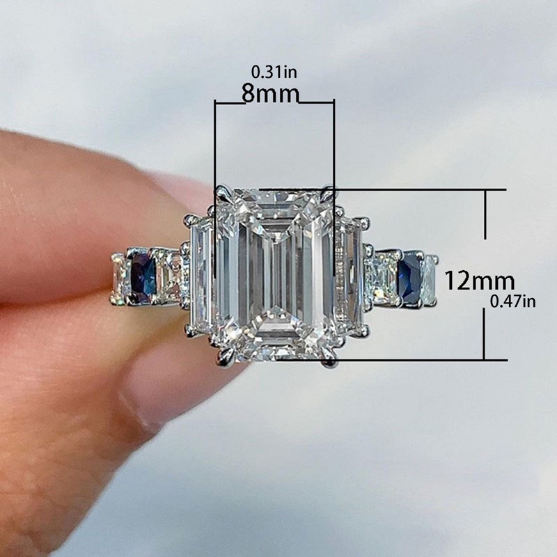 Cincin Desain Sederhana Kristal Cubic Zirconia Untuk Wanita Kualitas Baik Temperamen Aksesori Perempuan Perhiasan Pertunangan Pernikahan