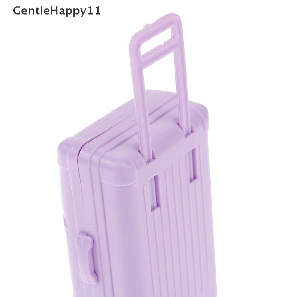 Gentlehappy 1PCS New Rumah Boneka Miniatur Koper Plastik Bagasi Travel Mainan Boneka Aksesoris id