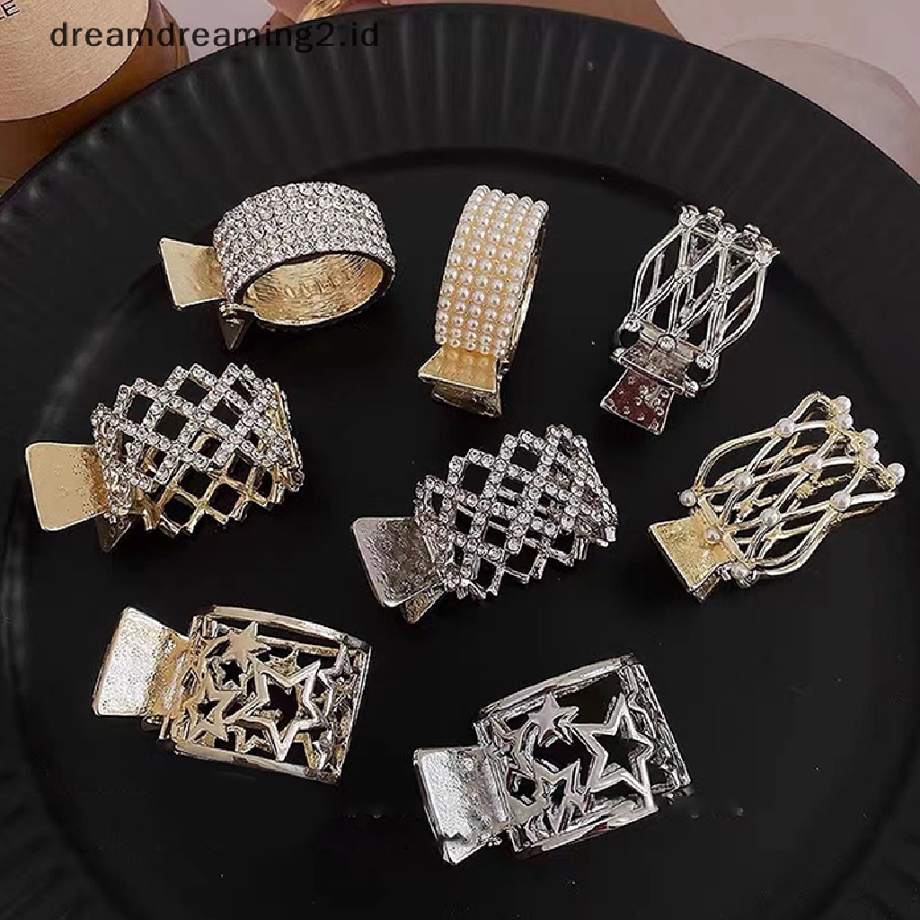 (dream) High Ponytail Grab Clip High Ponytail Hair Clip Fixed Artifact Hairpin Aksesoris Rambut Metal Grab Clip High Ponytail Artifact Untuk Wanita &amp; Anak Perempuan Gaya Rambut//