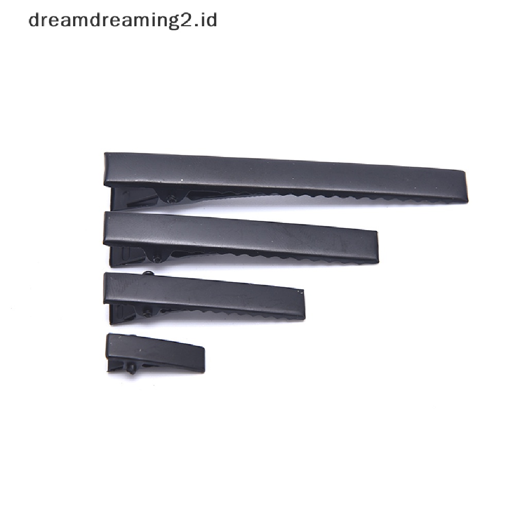 (dream) 50pc Silver Tone Metal Alligator Clip Penjepit Buaya Spring Clip Duckbill Clip//