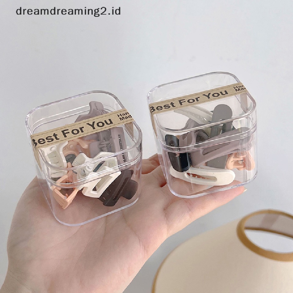 (dream) 10pcs Matte Plastik Mini Rambut Cakar Klip Bayi Insang Manis Kecil Jepit Rambut Hairgrips Barrettes Hiasan Kepala Aksesoris Fashion//