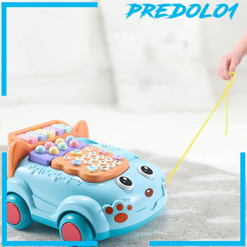 [Predolo1] Mainan Telepon Pencerahan Mesin Miring Untuk Permainan Edukasi Anak Bayi