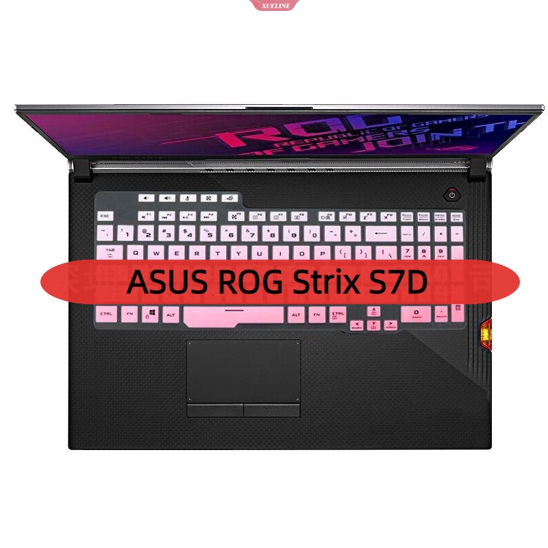 Banyak Warna Cover Pelindung Keyboard Bahan Silikon Untuk Film Pelindung Keyboard Laptop ASUS ROG Strix S7D 17.3 Inci [ZXL]