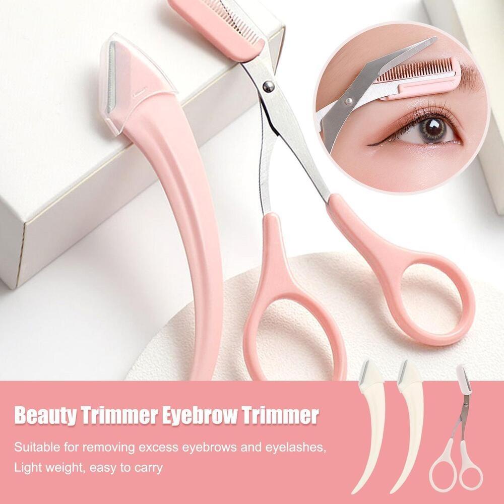 TOP Sisir Gunting Alis 6buah Sisir Alis Cukur Alis Pangkas Alis