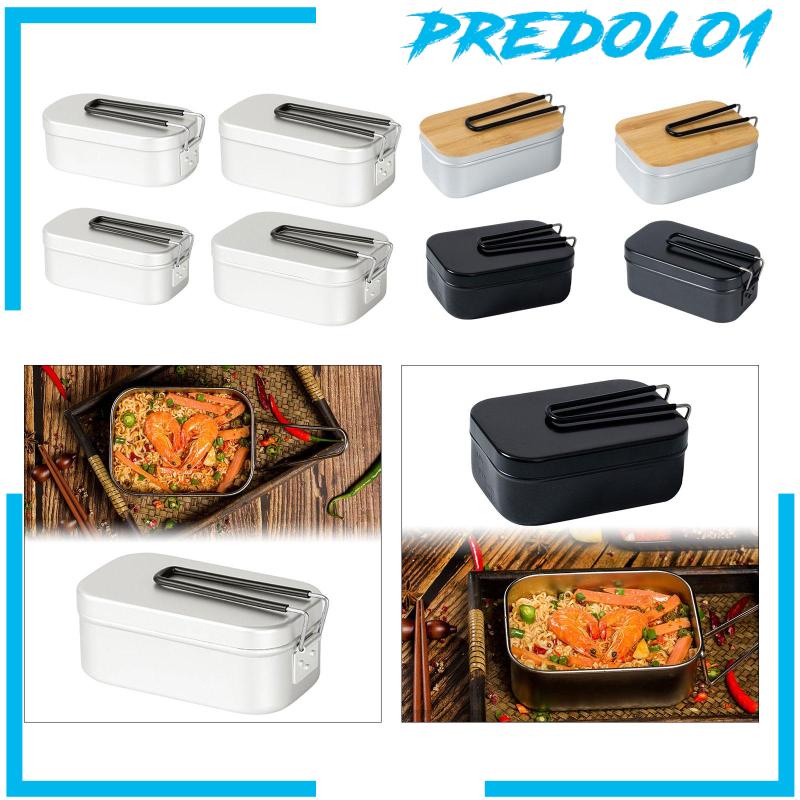 [Predolo1] Wadah Bekal Makanan Dengan Tutup Tahan Lama Insulated Snack Box Reusable Lunch Box